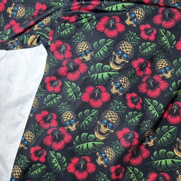 Pirate Pineapple Hawaiian polo with attitude - Picture 2 of 5